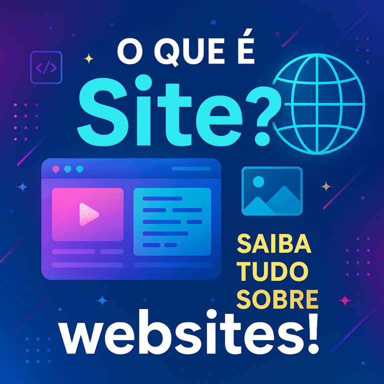 O que é Site? Saiba tudo sobre websites!