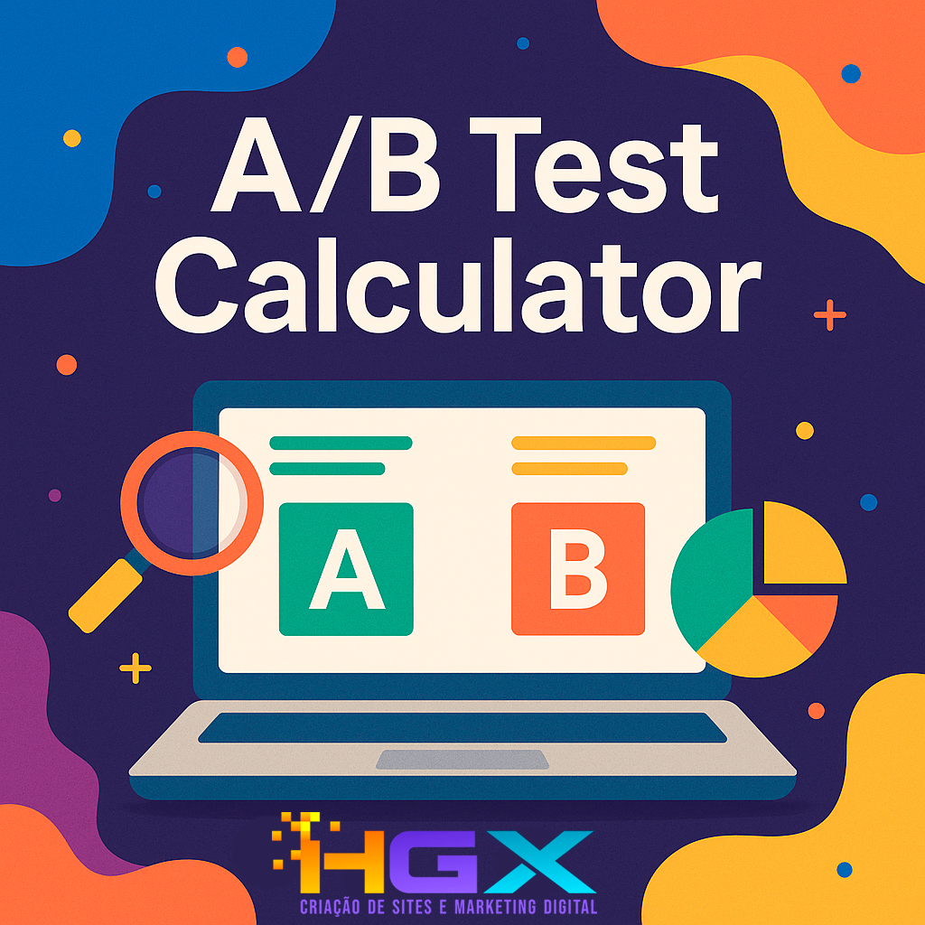 Calculadora de Teste A-B - Agência Digital HGX