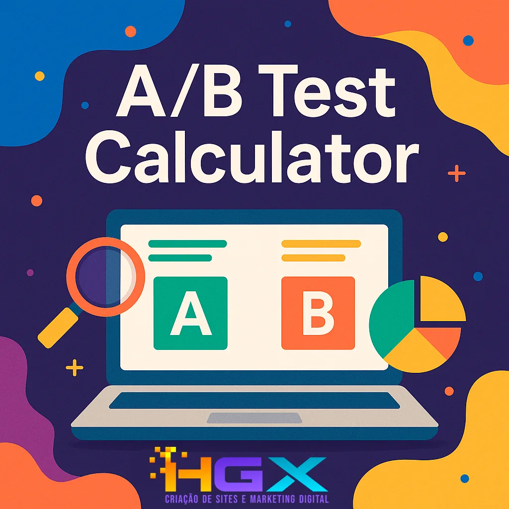 Calculadora de Teste A-B - Agência Digital HGX