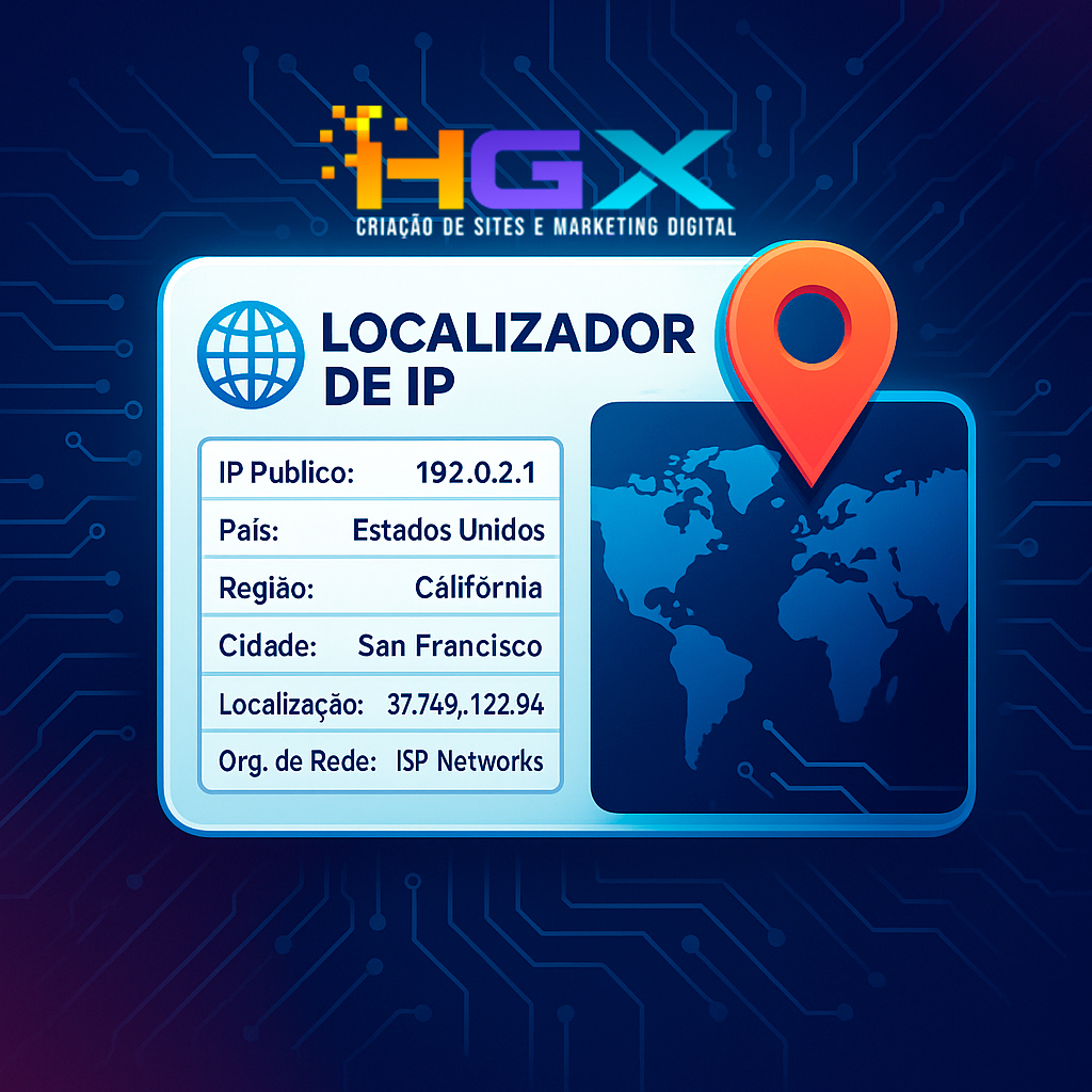Localizador de IP - Agência Digital HGX