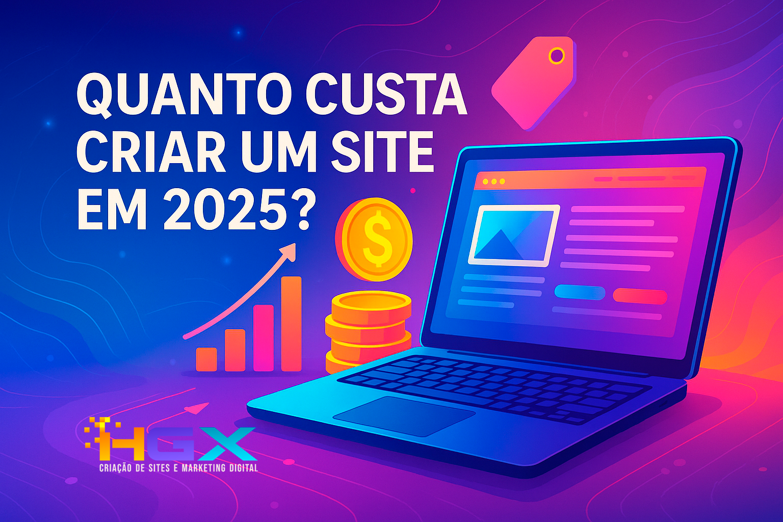 Quanto custa criar um site em 2025?