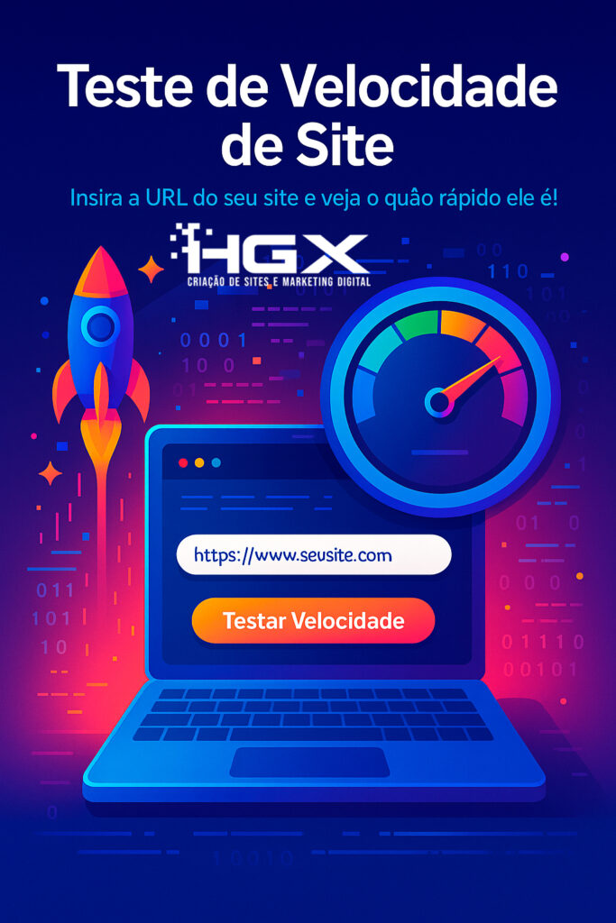 Teste de Velocidade do Site - Agência Digital HGX