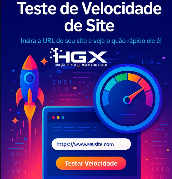 Teste de Velocidade do Site - Agência Digital HGX - Criação de SItes Incrível e Marketing Digital Inteligente