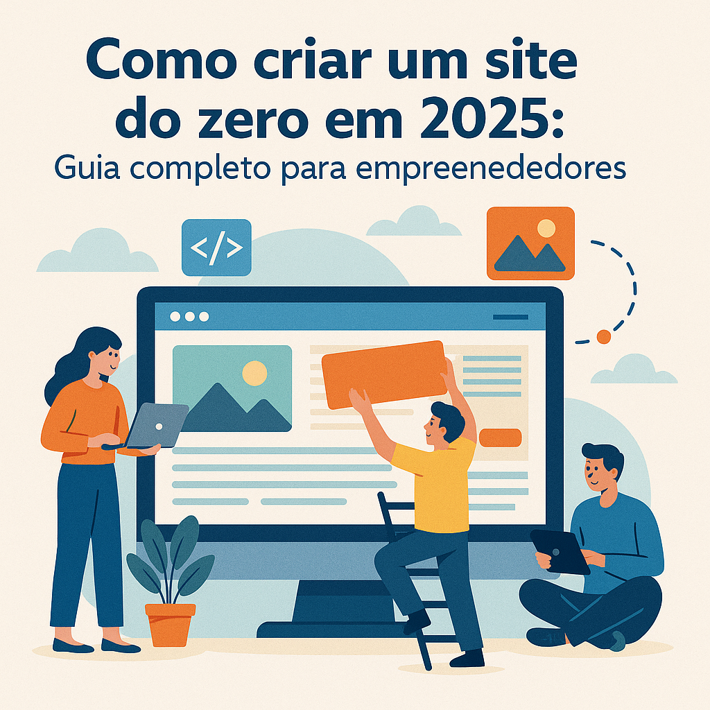 Como criar um site do zero em 2025 Guia completo para empreendedores - Agência Digital HGX