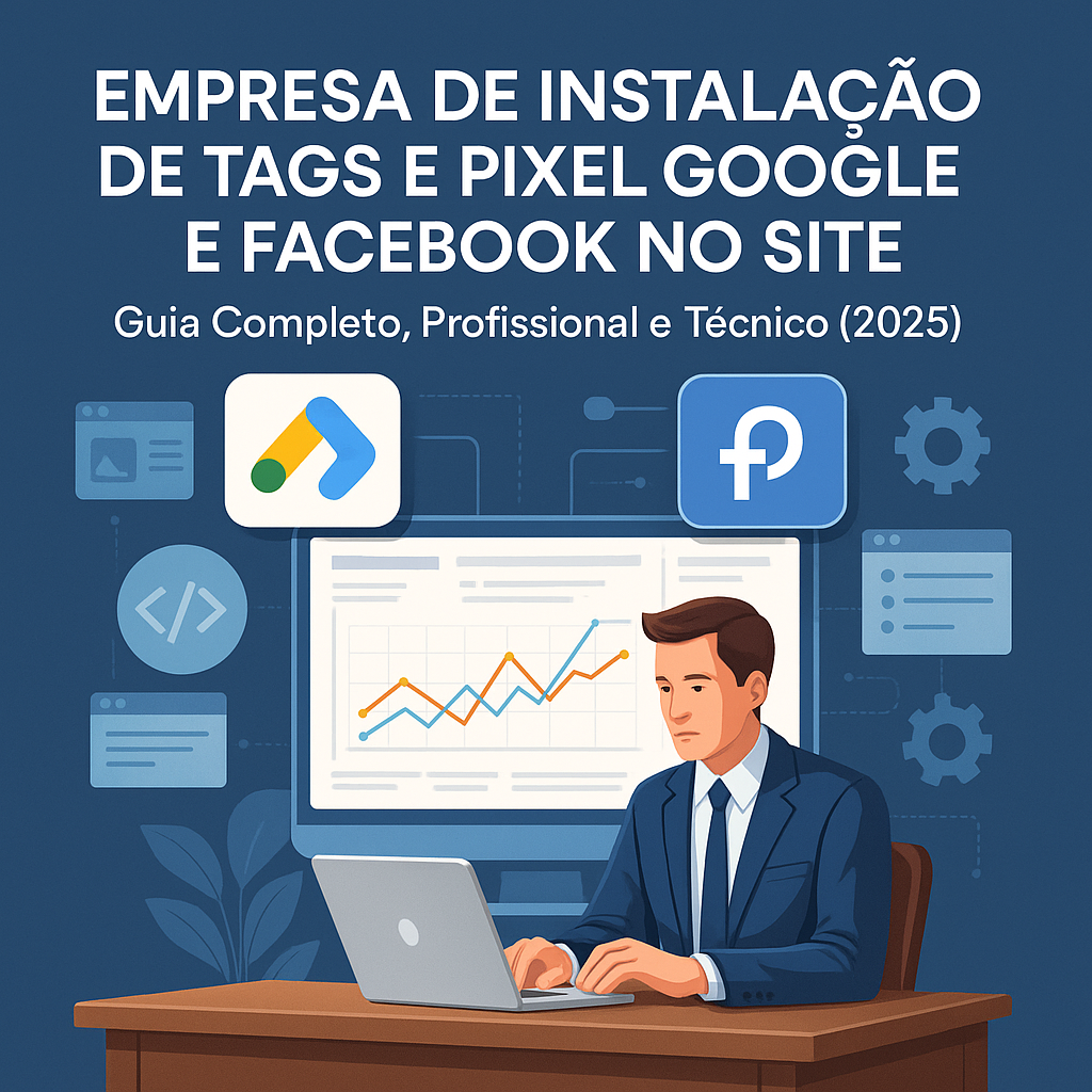 Empresa de Instalação de Tags e Pixel Google e Facebook no Site - Agência Digital HGX