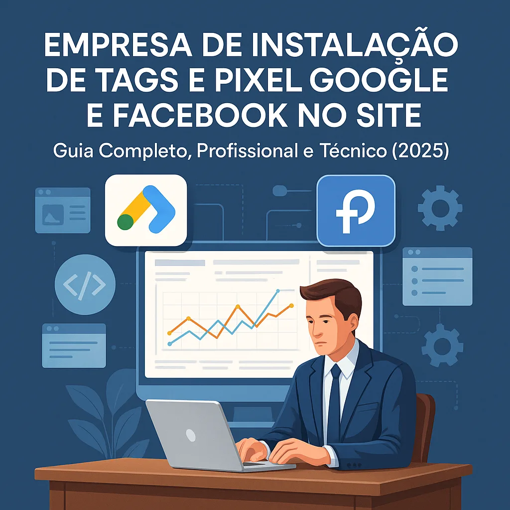 Empresa de Instalação de Tags e Pixel Google e Facebook no Site