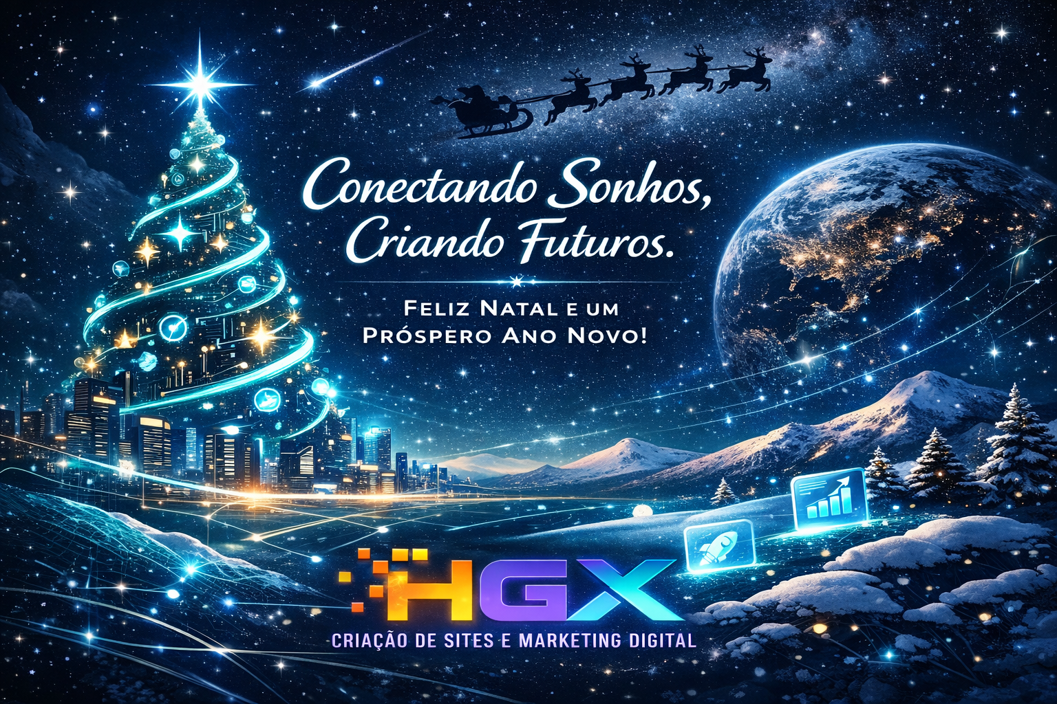 Feliz Natal Agência Digital HGX 2025