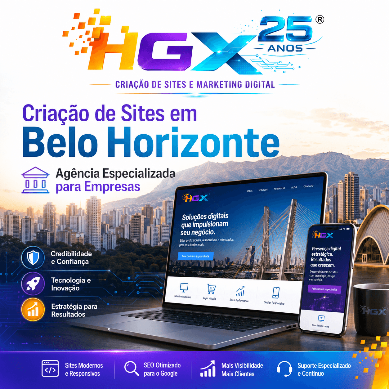 Criação de Sites em Belo Horizonte – Agência Especializada para Empresas