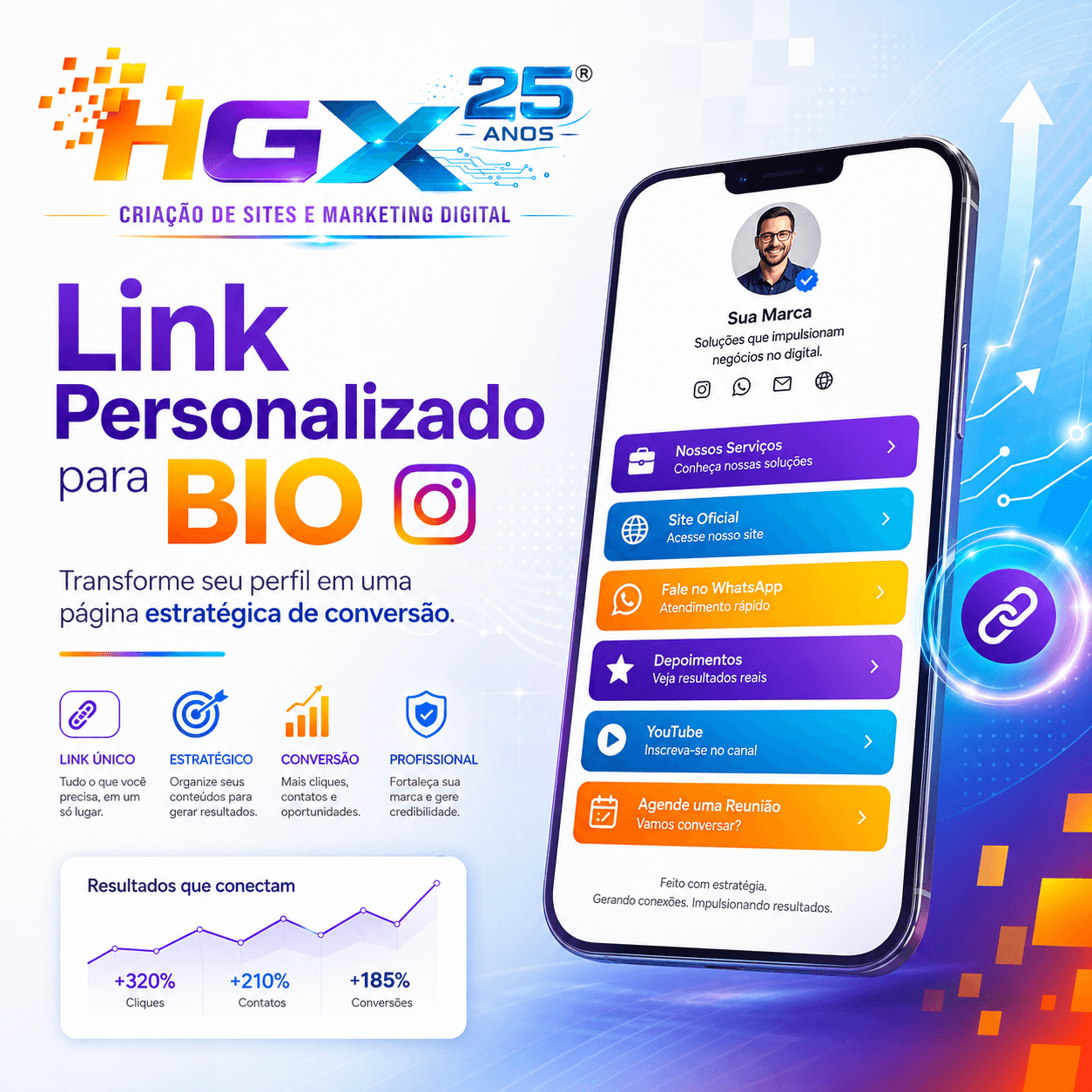Criação de Link Personalizado para BIO do Instagram: Transforme Seu Perfil em uma Página Estratégica de Conversão