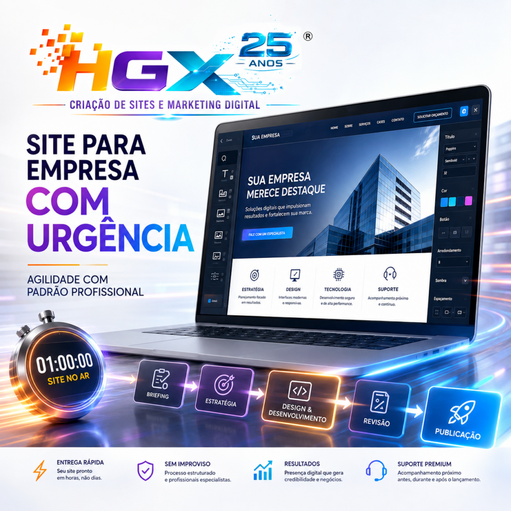 Sua empresa precisa de um site com urgência Veja como acelerar o projeto sem improvisar
